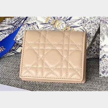 Lady Dior Mini Wallet in Cannage Lambskin Beige (XXG-23092803)