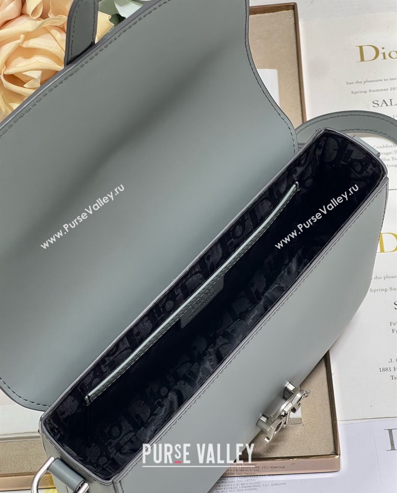 Dior boxy flap Men Bag with strap in Calfskin Gray 2024 (XXG-23100618)