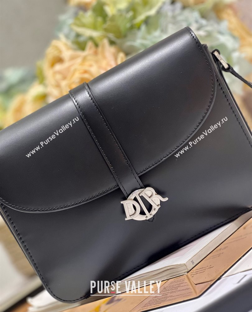 Dior boxy flap Men Bag with strap in Calfskin Black 2024 (XXG-23100616)