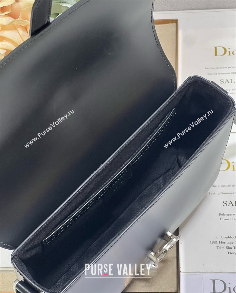 Dior boxy flap Men Bag with strap in Calfskin Black 2024 (XXG-23100616)