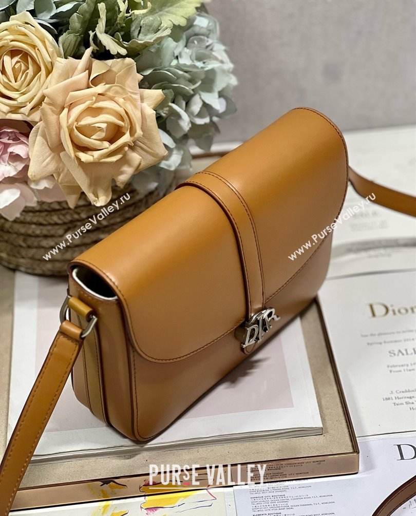 Dior boxy flap Men Bag with strap in Calfskin Brown 2024 (XXG-23100617)