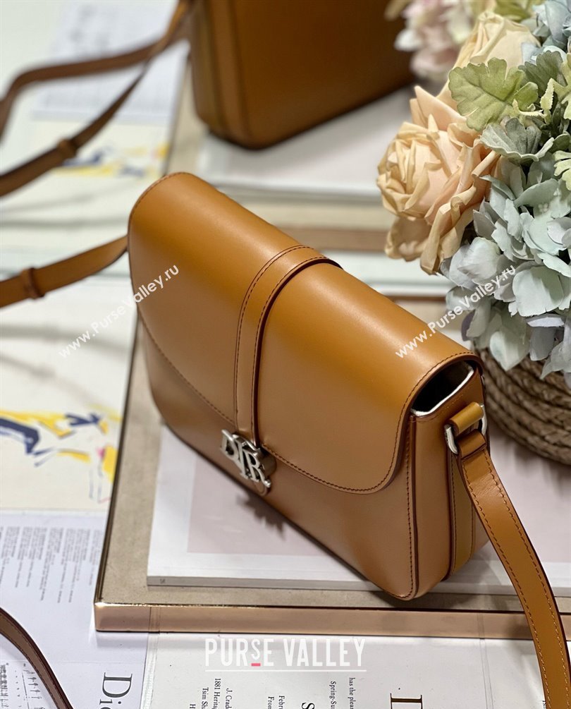 Dior boxy flap Men Bag with strap in Calfskin Brown 2024 (XXG-23100617)