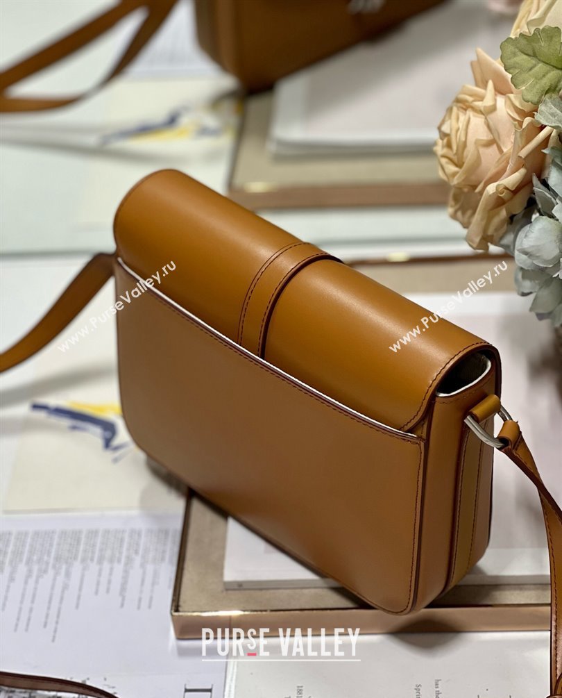 Dior boxy flap Men Bag with strap in Calfskin Brown 2024 (XXG-23100617)