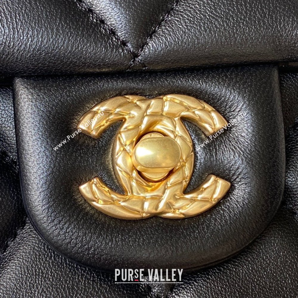 Chanel Lambskin Flap Bag AS4264 Black 2023 (jiyuan-23100709)