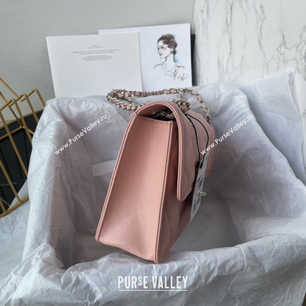 Chanel Shiny Grained Calfskin Flap Bag AS4405 Pink 2023 (jiyuan-23100718)