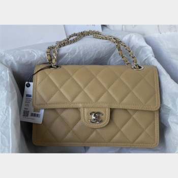 Chanel Shiny Grained Calfskin Flap Bag AS4405 Beige 2023 (jiyuan-23100719)