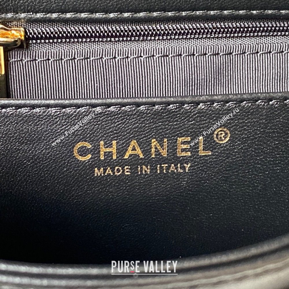 Chanel Lambskin Flap Bag AS4289 Black/Beige 2023 (jiyuan-23100946)