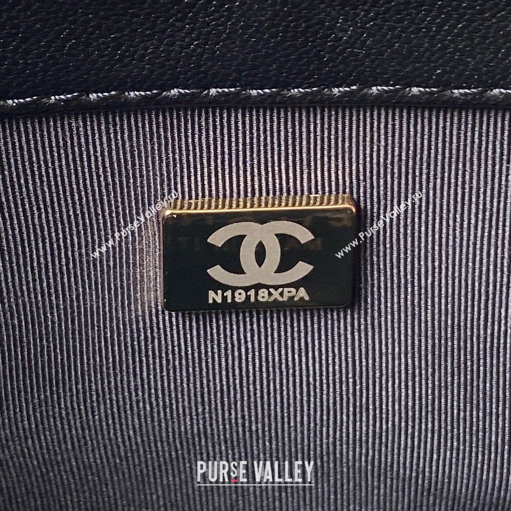 Chanel Lambskin Flap Bag AS4289 Black/Beige 2023 (jiyuan-23100946)