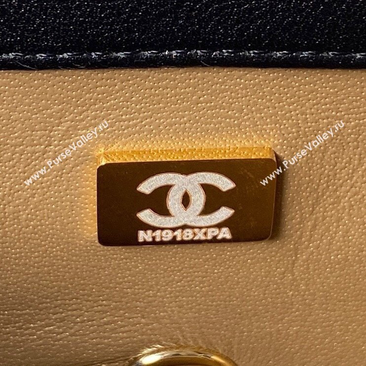 Chanel Lambskin Small Flap Bag with Black/White Ball AS1787 Black 2023 (jiyuan-23100942)