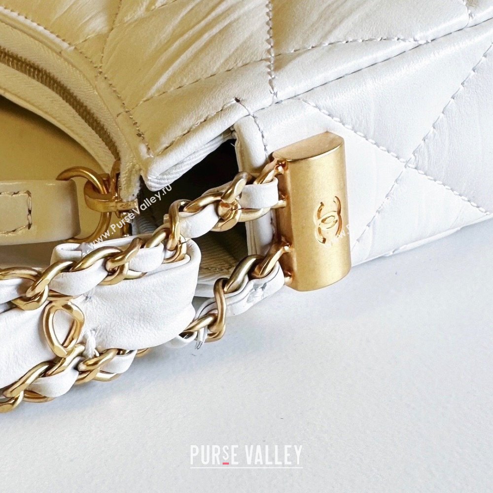 Chanel Calfskin Small Hobo Bag AS4422 White 2023 (jiyuan-23101019)