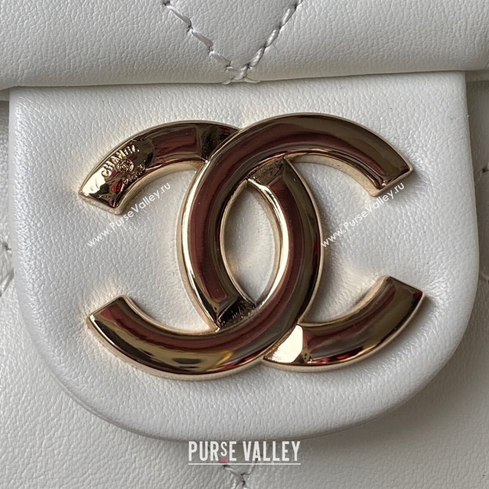 Chanel Calfskin Hobo Bag AS4347 White 2023 (jiyuan-23101017)