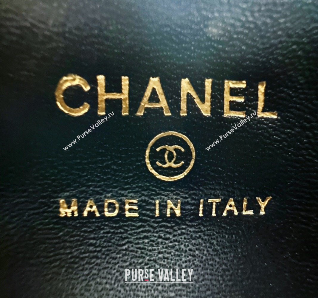 Chanel Shiny Aged Calfskin Clutch with Chain Bag AP3435 Black 2023 (jiyuan-23100978)