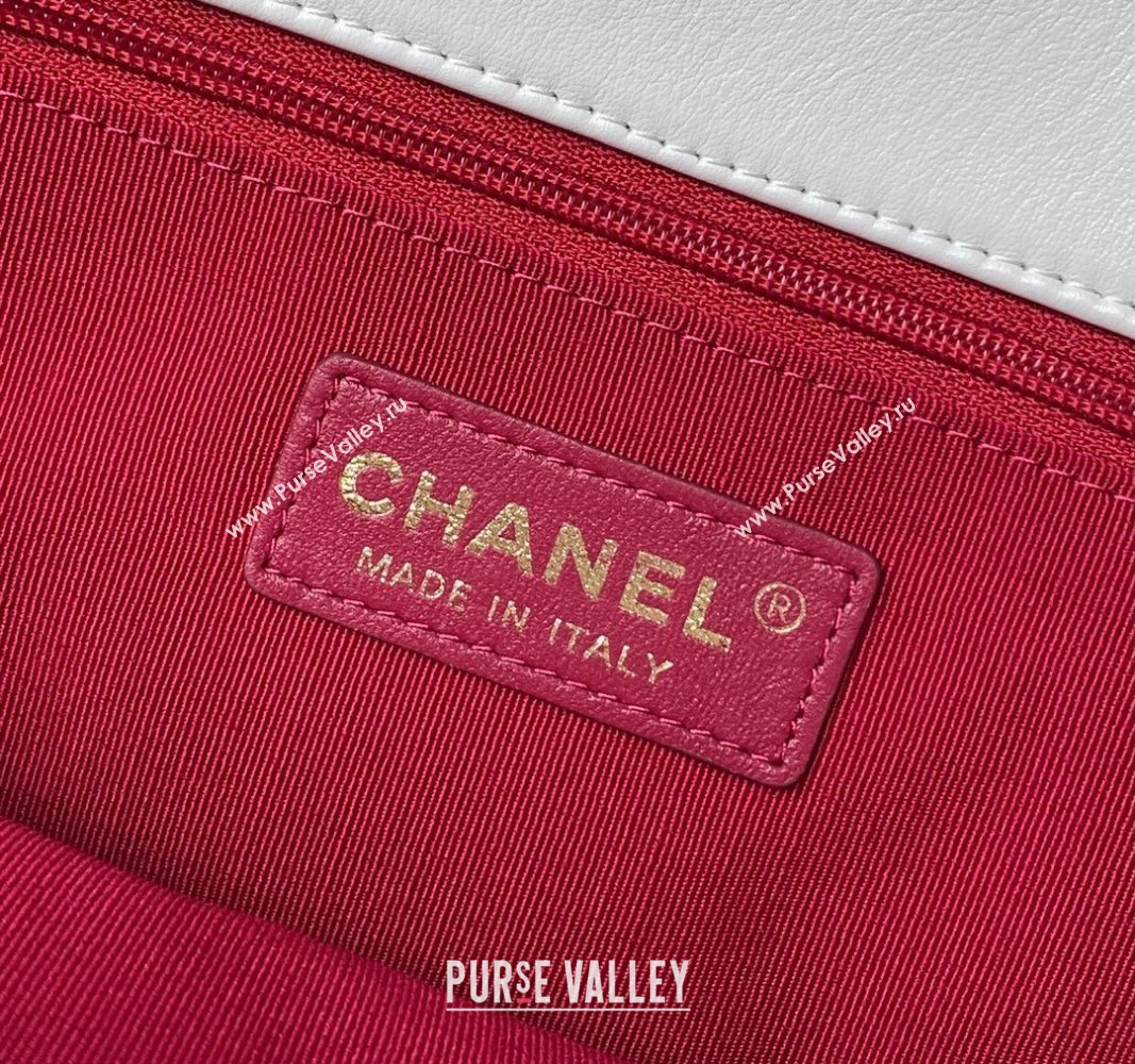 Chanel Calfskin Shopping Tote Bag AS4359 White 2023 (jiyuan-23101029)