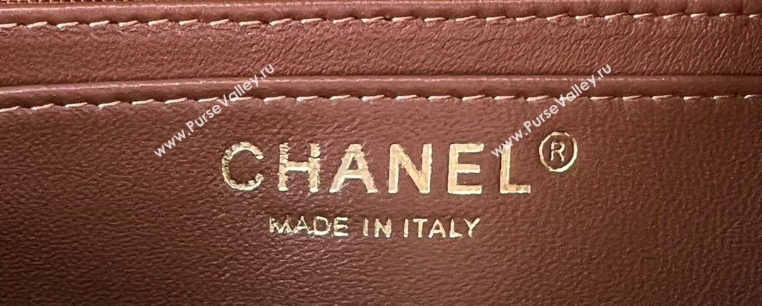 Chanel Wool Tweed Small Classic Handbag A01116 Green/Brown 2023 (jiyuan-23100918)