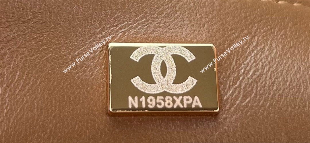 Chanel Wool Tweed Small Classic Handbag A01116 Green/Brown 2023 (jiyuan-23100918)