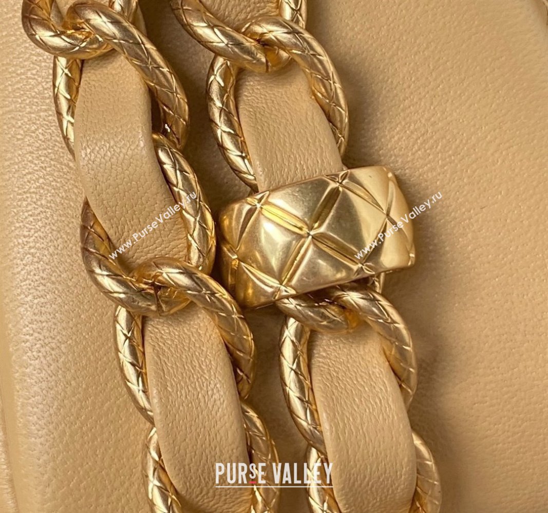Chanel Lambskin Flap Bag AS4263 Beige 2023 (jiyuan-23100716)
