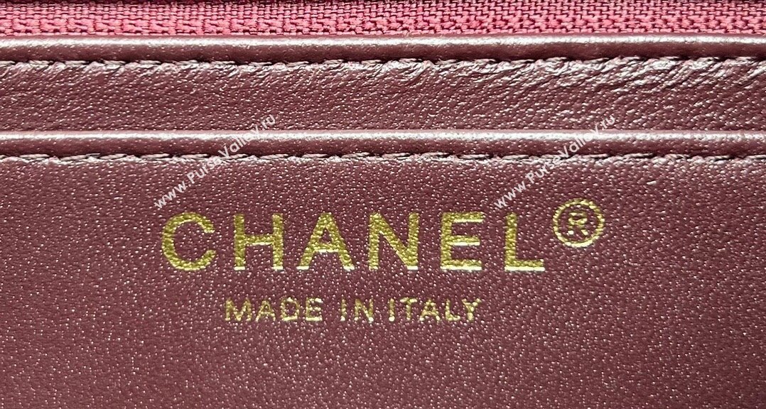 Chanel Wool Tweed Small Classic Handbag A01116 Orange/Yellow/Black 2023 (jiyuan-23100919)