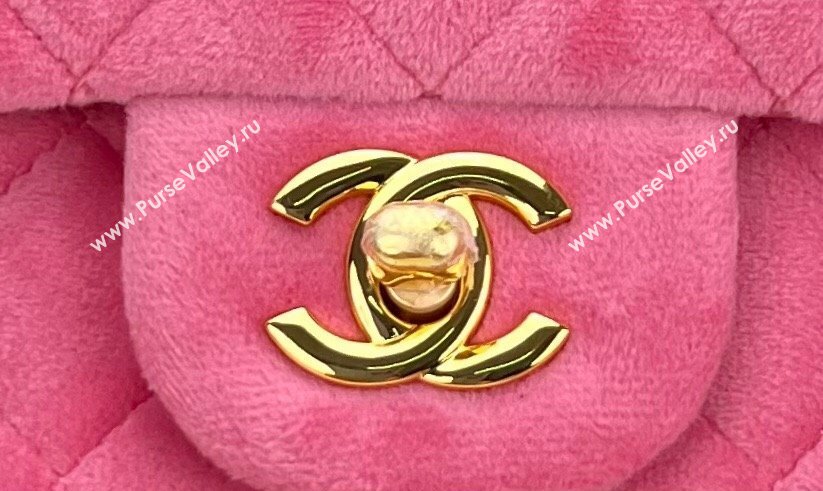 Chanel Wool Tweed Small Classic Handbag A01116 Pink 2023 (jiyuan-23100912)