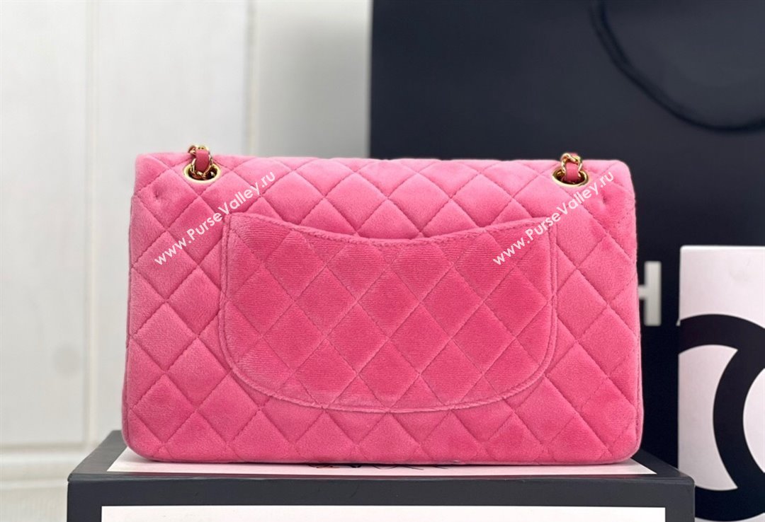 Chanel Wool Tweed Medium Classic Handbag A01112 Pink 2023 (jiyuan-23100903)