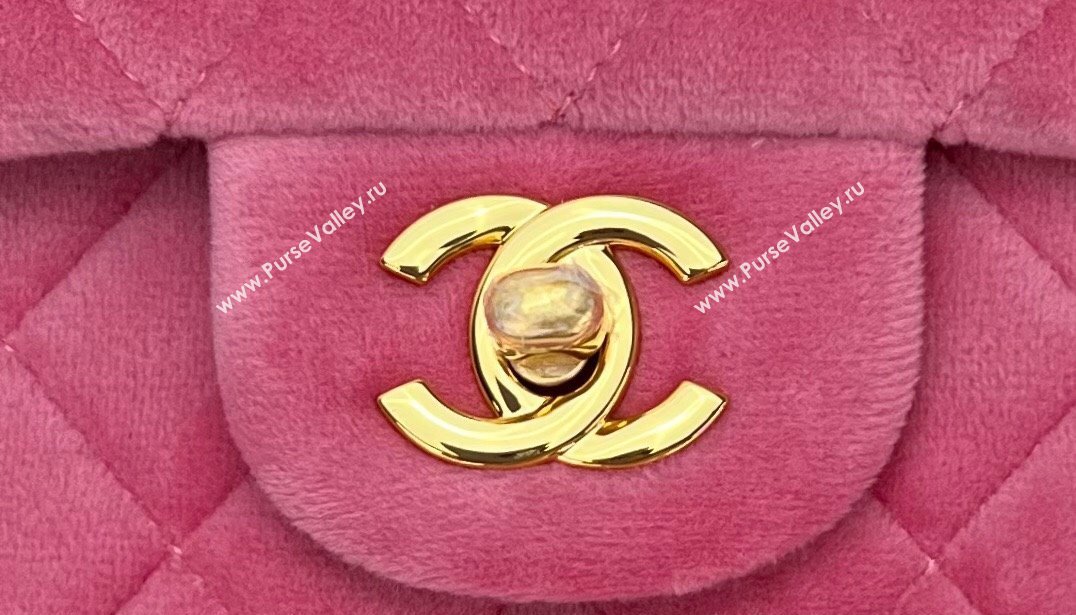 Chanel Wool Tweed Medium Classic Handbag A01112 Pink 2023 (jiyuan-23100903)