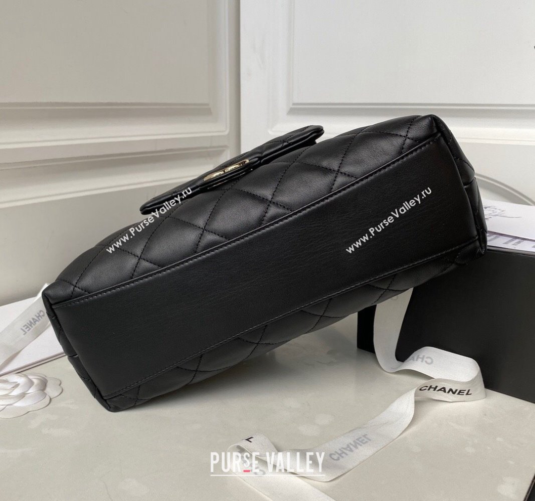 Chanel Calfskin Hobo Bag AS4347 Black 2023 (jiyuan-23101015)