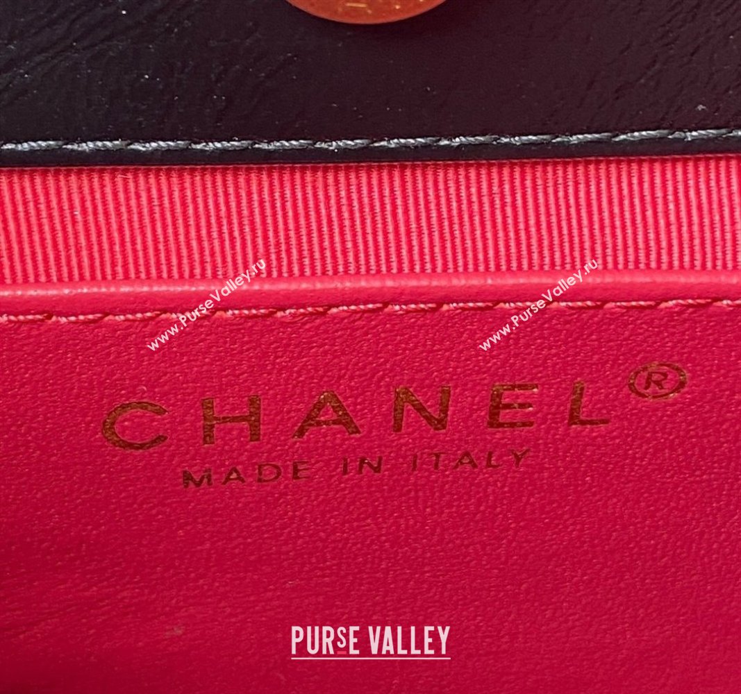 Chanel Shiny Crumpled Calfskin Small Hobo Bag AS4323 Black 2023 (jiyuan-23100957)