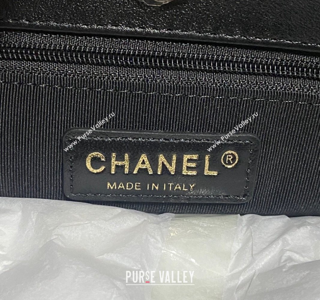 Chanel Velvet Hobo Handbag AS4322 Black 2023 (jiyuan-23100956)