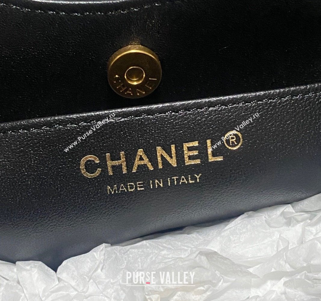Chanel Velvet Small Hobo Bag AS4323 Black 2023 (jiyuan-23100963)