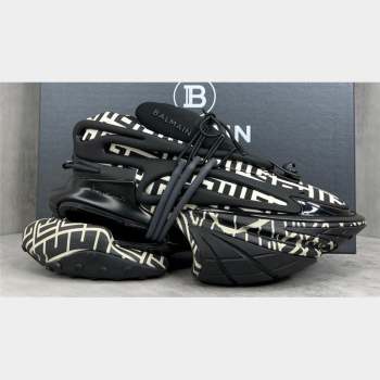 Balmain Neoprene and leather Unicorn Women/Men low-top Sneakers 05 2023 (kaola-23100705)