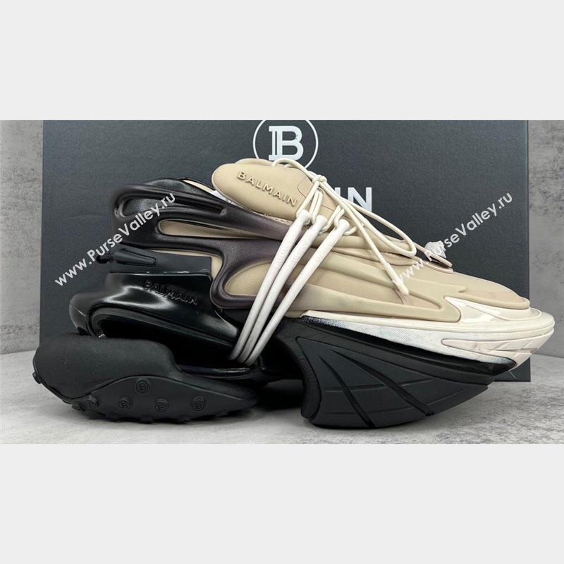 Balmain Neoprene and leather Unicorn Women/Men low-top Sneakers 09 2023 (kaola-23100709)