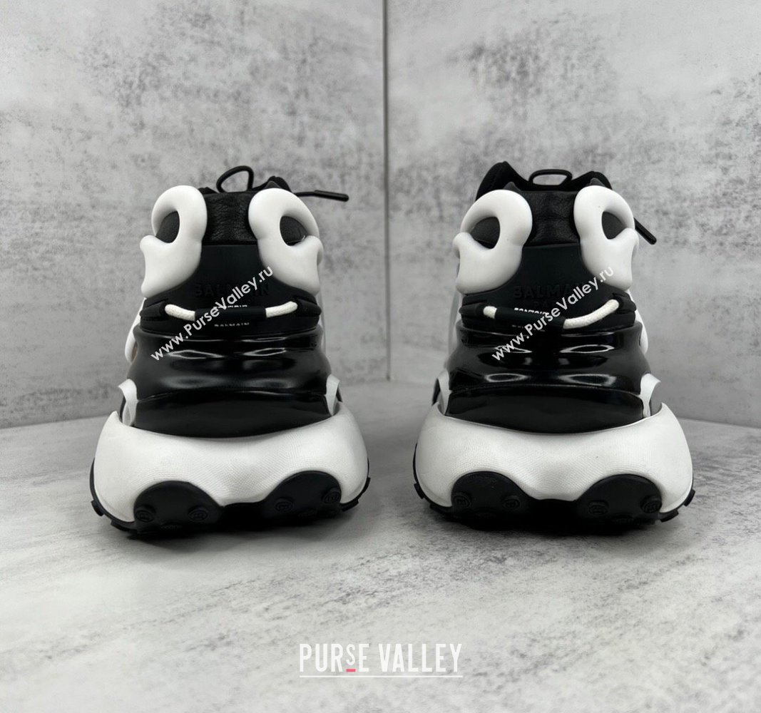 Balmain Neoprene and leather Unicorn Women/Men low-top Sneakers 15 2023 (kaola-23100715)