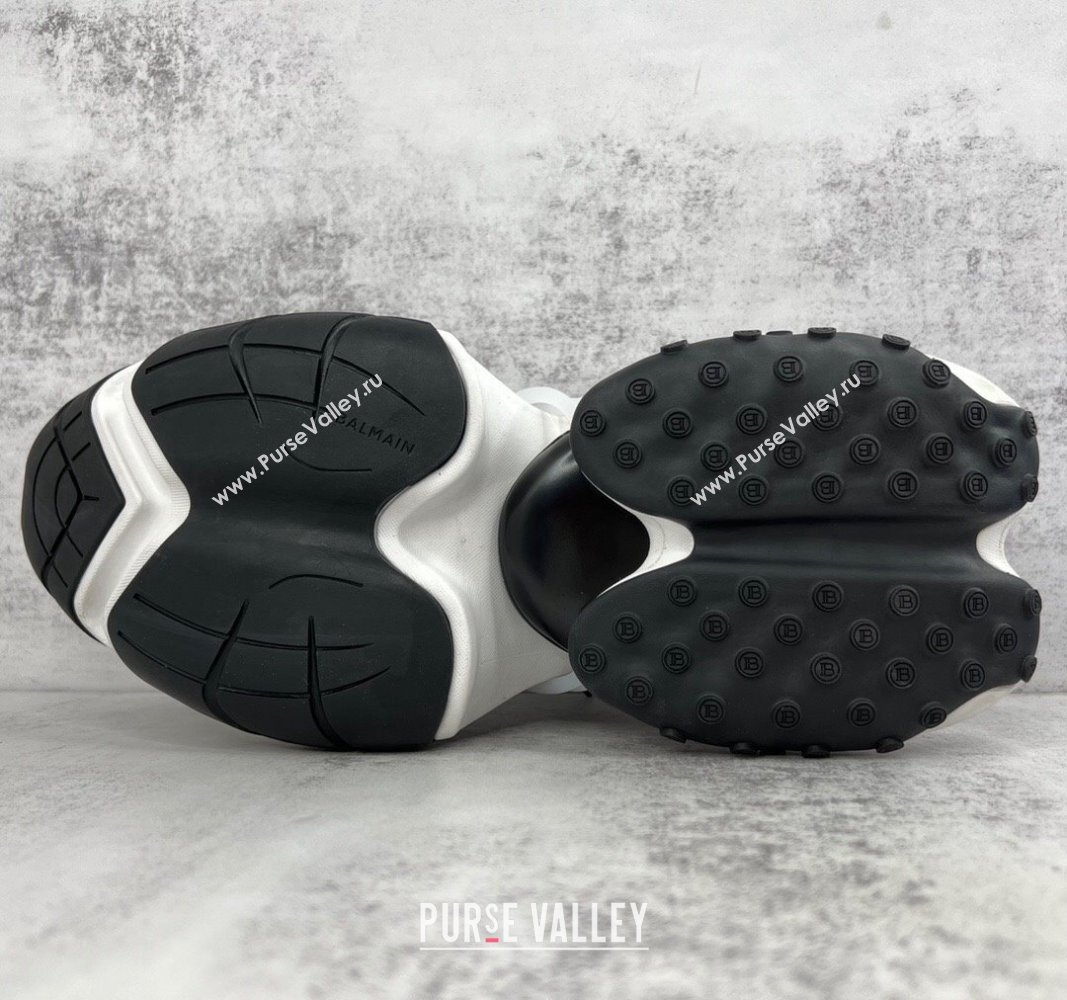 Balmain Neoprene and leather Unicorn Women/Men low-top Sneakers 15 2023 (kaola-23100715)