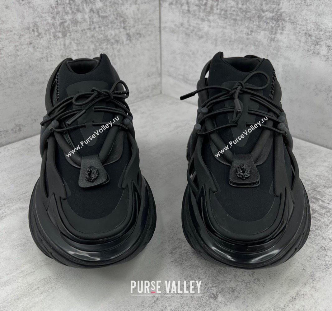 Balmain Neoprene and leather Unicorn Women/Men low-top Sneakers 16 2023 (kaola-23100716)