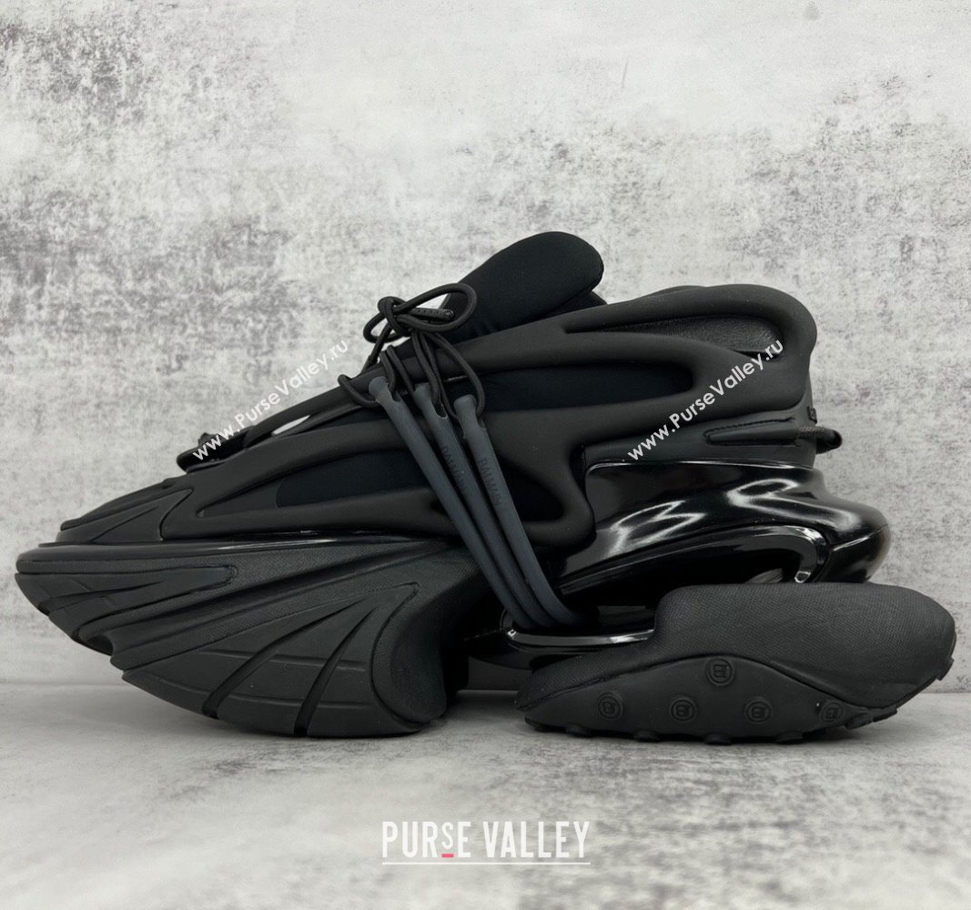 Balmain Neoprene and leather Unicorn Women/Men low-top Sneakers 16 2023 (kaola-23100716)