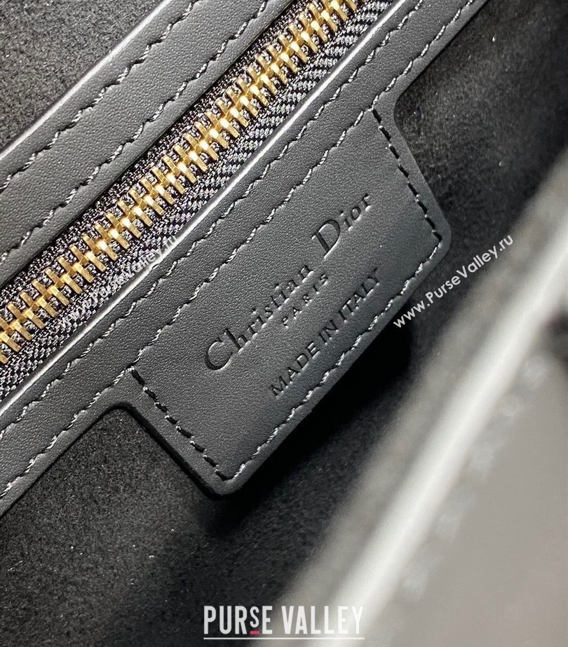 Dior Saddle Bag with Strap in Black Ultramatte Calfskin 2023 (bonika-23100702)