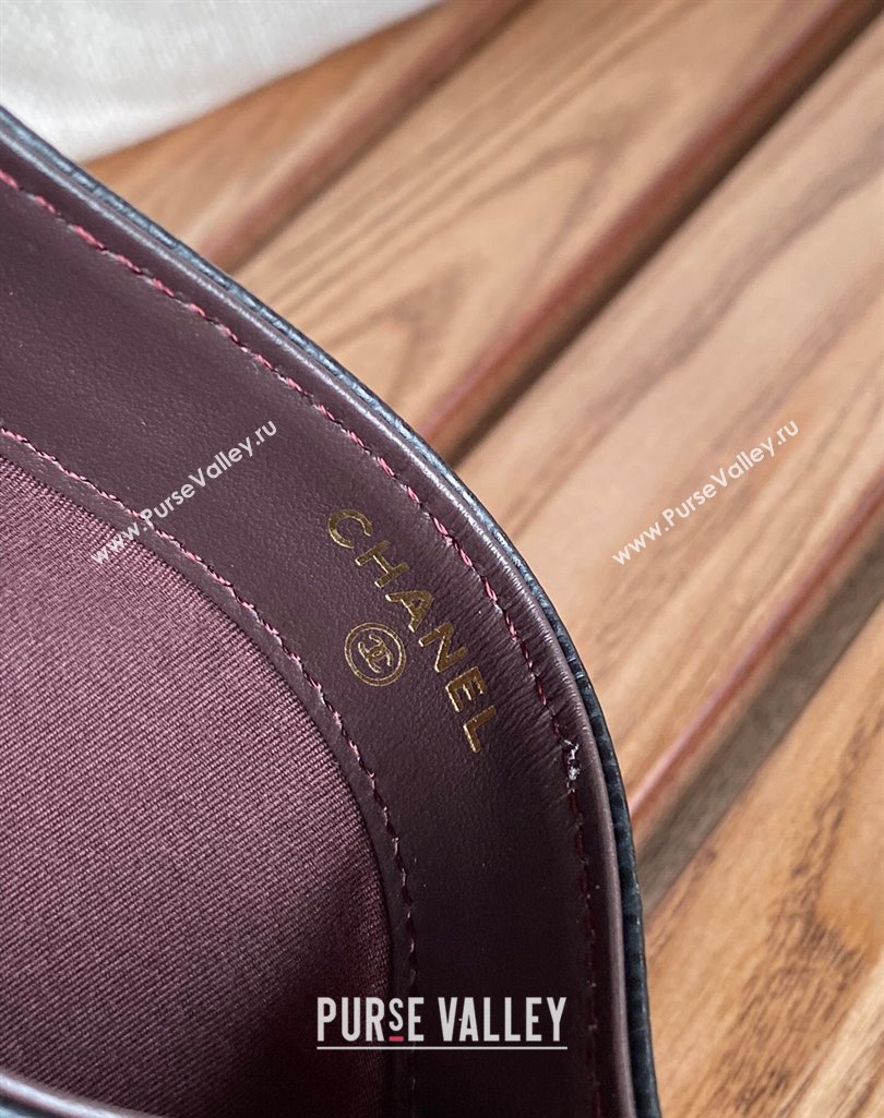 Chanel Classic Card Holder AP0213 in Grained Calfskin Black/Gold (keke-23101111)