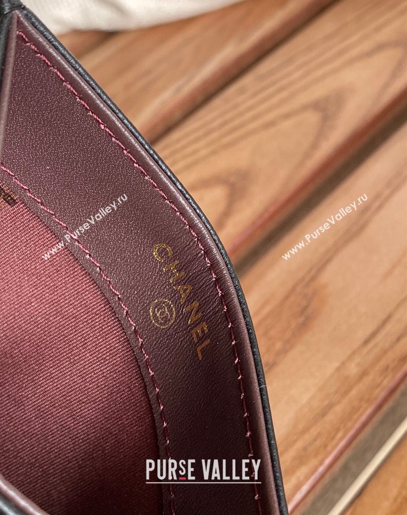 Chanel Classic Card Holder AP0213 in Lambskin Black/Gold (keke-23101123)