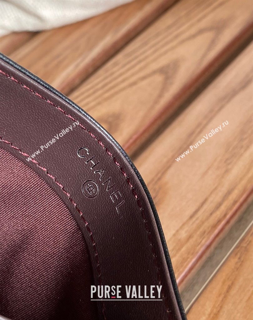 Chanel Classic Card Holder AP0213 in Lambskin Black/Silver (keke-23101124)