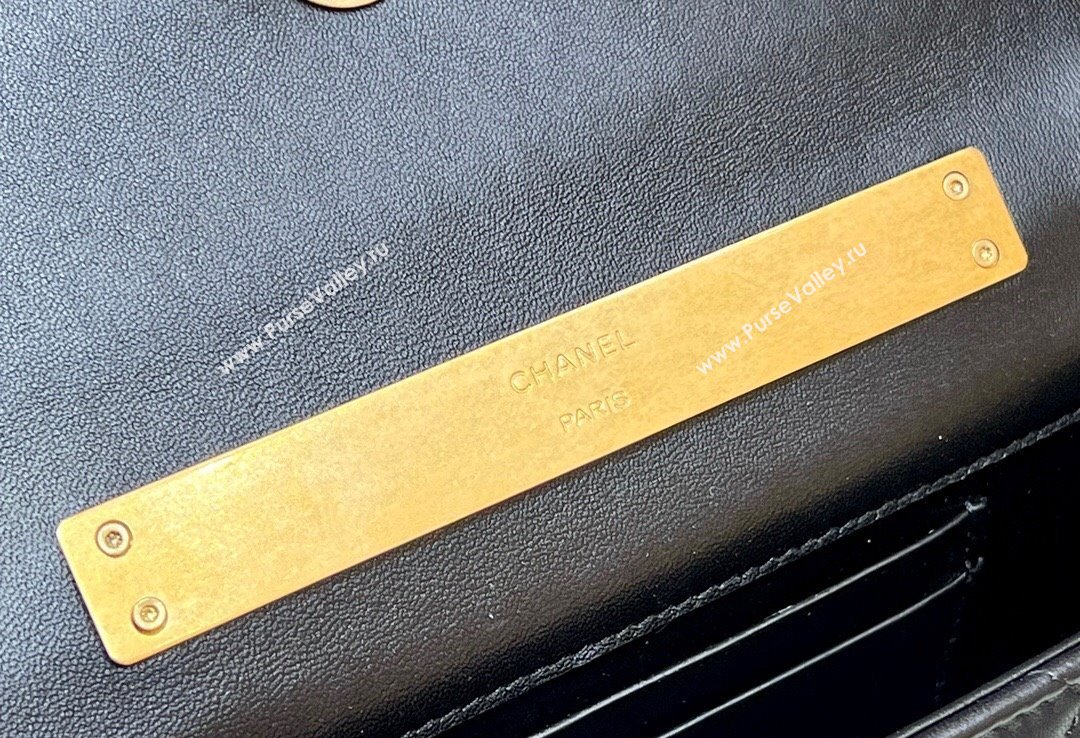 Chanel Phone Holder with Chain AP2946 Black 2023 (ORIGINAL QUALITY) (shunyang-23101024)