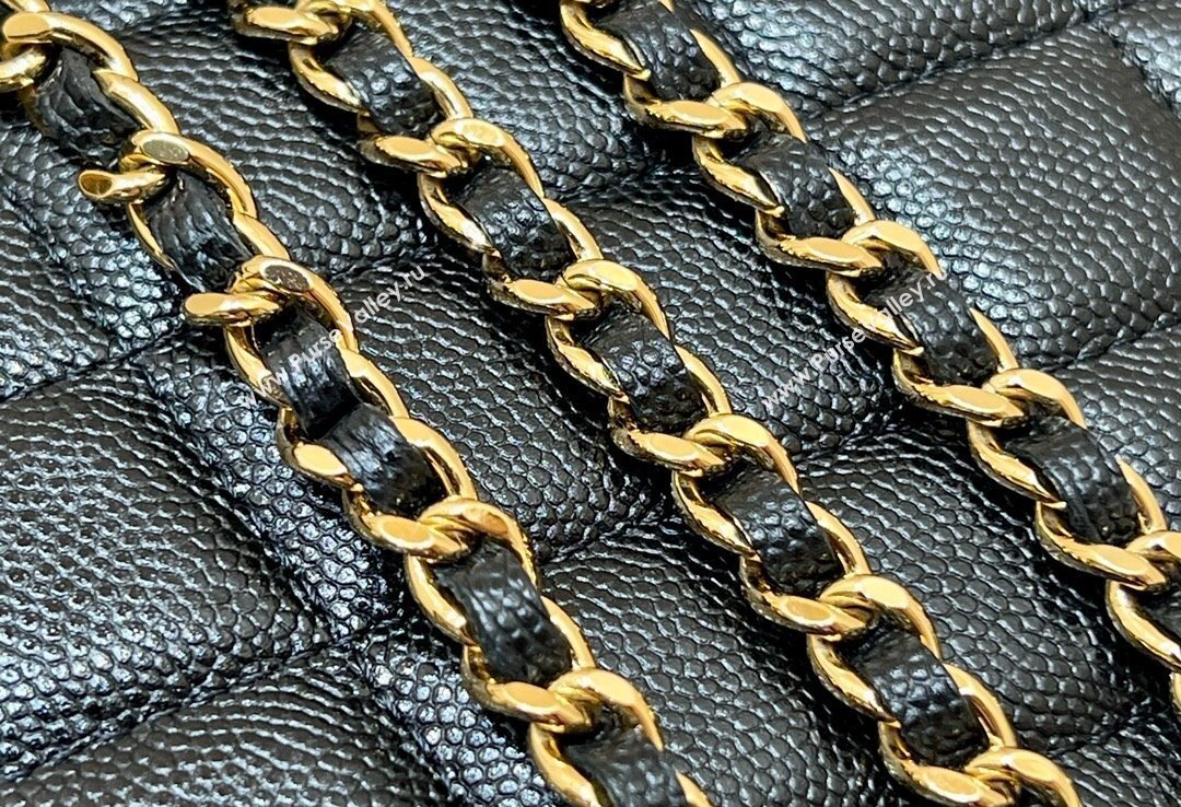 Chanel Grained Calfskin WOC Clutch Bag with Chain 2830 Black 2023 (ORIGINAL QUALITY) (shunyang-23101026)