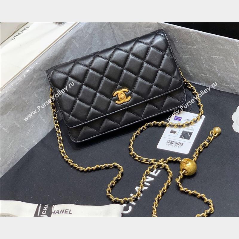 Chanel Lambskin Wallet on Chain WOC Bag AP1450 Black 2023 (ORIGINAL QUALITY) (shunyang-23101027)