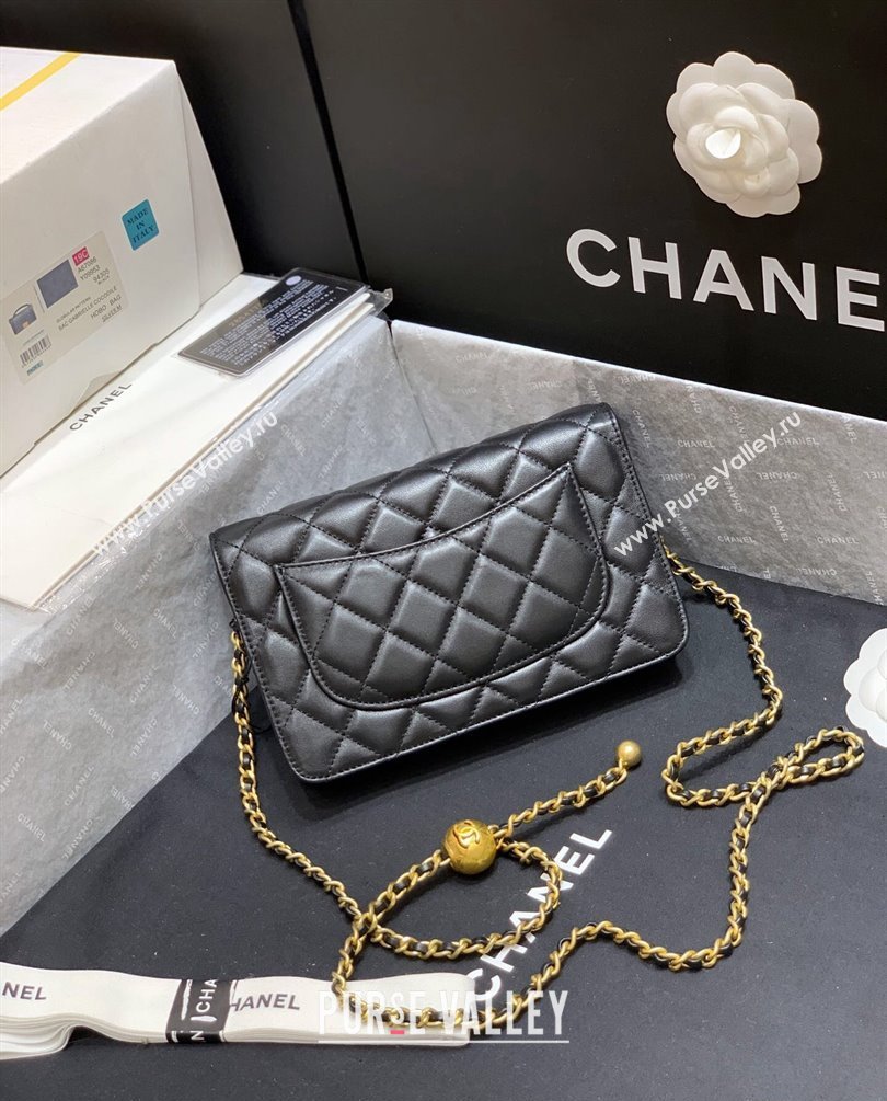 Chanel Lambskin Wallet on Chain WOC Bag AP1450 Black 2023 (ORIGINAL QUALITY) (shunyang-23101027)