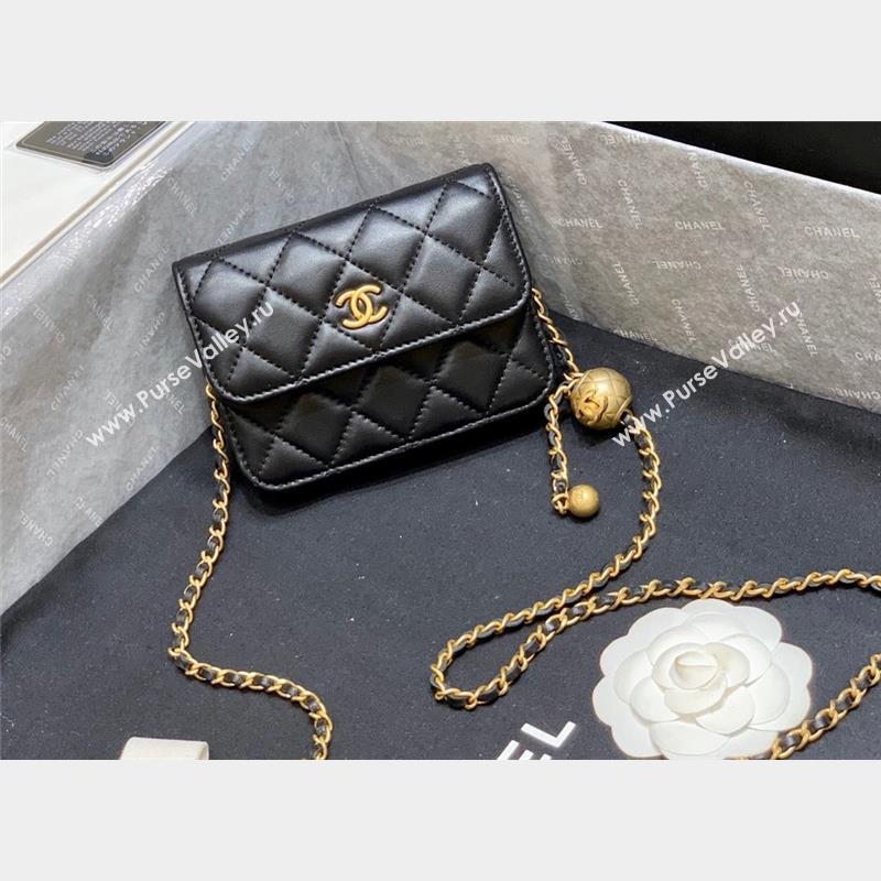 Chanel Lambskin Waist Bag AP1465 Black 2023 (ORIGINAL QUALITY) (shunyang-23101030)