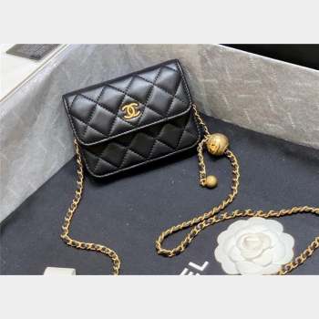 Chanel Lambskin Waist Bag AP1465 Black 2023 (ORIGINAL QUALITY) (shunyang-23101030)