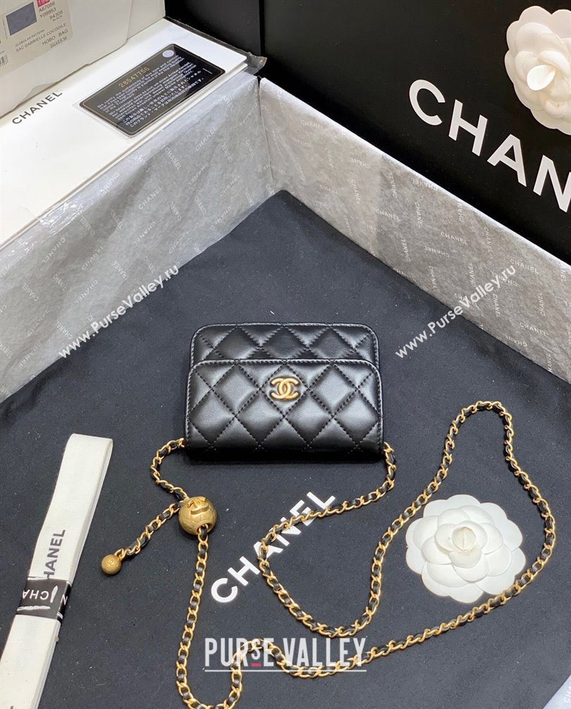 Chanel Lambskin Waist Bag AP1465 Black 2023 (ORIGINAL QUALITY) (shunyang-23101030)