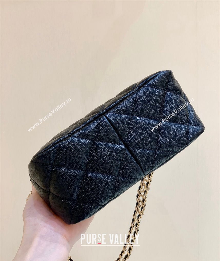 Chanel Grained Calfskin Small Hobo Bag AS3223 Black 2023 (ORIGINAL QUALITY) (shunyang-23101033)