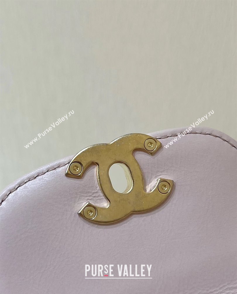 Chanel Shiny Aged Calfskin Mini Shopping Bag AS4416 Light Pink 2023 (ORIGINAL QUALITY) (shunyang-23101011)