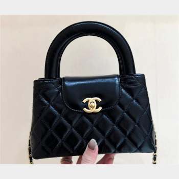 Chanel Shiny Aged Calfskin Mini Shopping Bag AS4416 Black 2023 (ORIGINAL QUALITY) (shunyang-23101010)