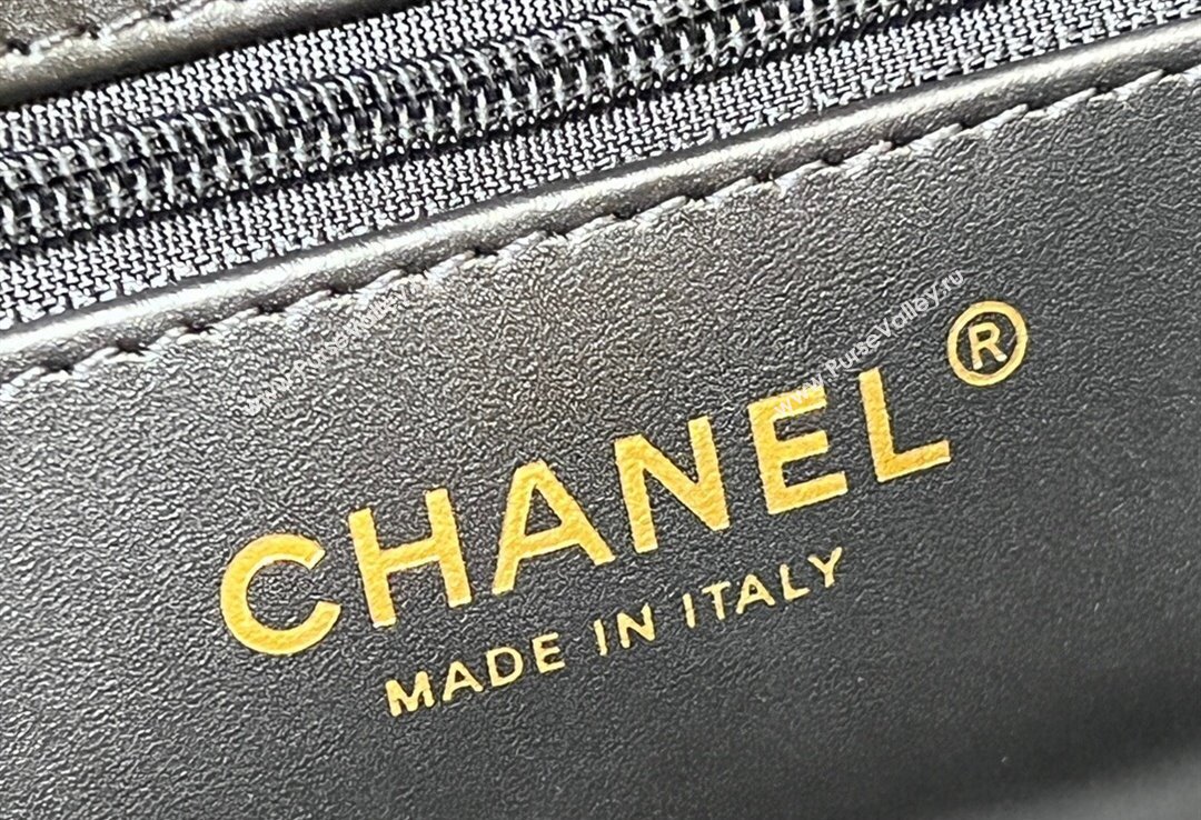 Chanel Shiny Aged Calfskin Mini Shopping Bag AS4416 Black 2023 (ORIGINAL QUALITY) (shunyang-23101010)