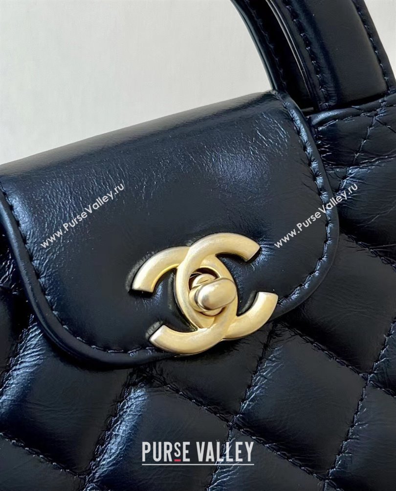 Chanel Shiny Aged Calfskin Clutch with Chain Bag AP3435 Black 2023 (ORIGINAL QUALITY) (shunyang-23101014)